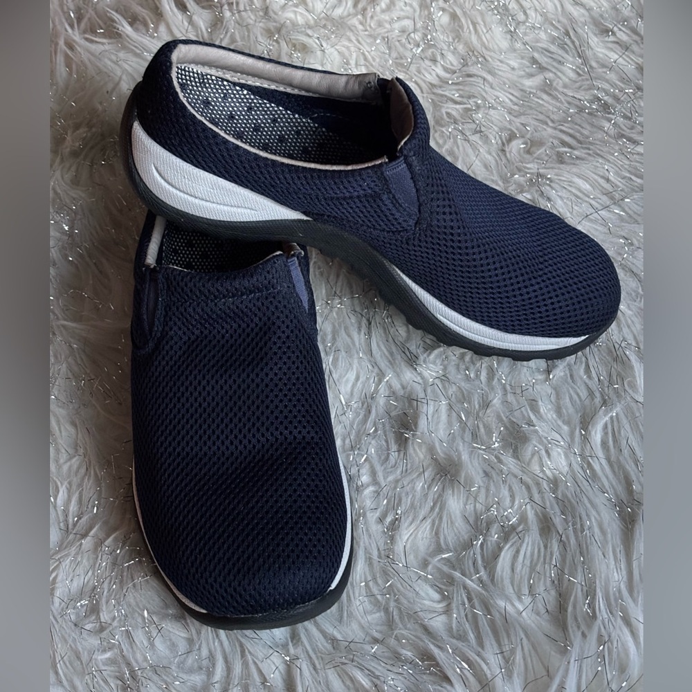 L.L.Bean Navy Blue Women’s Mesh Mules Clogs Shoes Size 8 Medium
